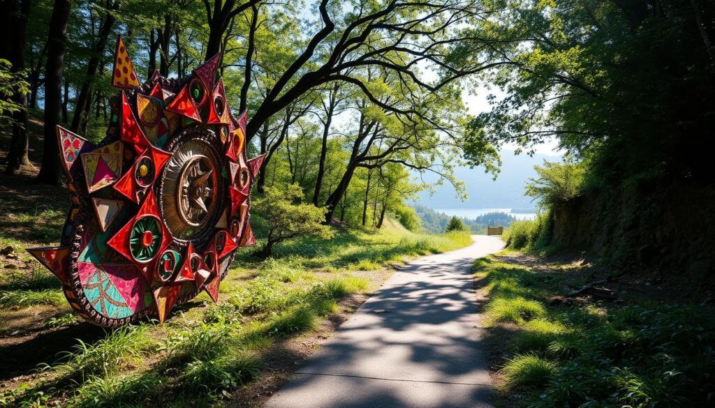 Recycling Kunstwerke am Kunstwanderweg Dangast